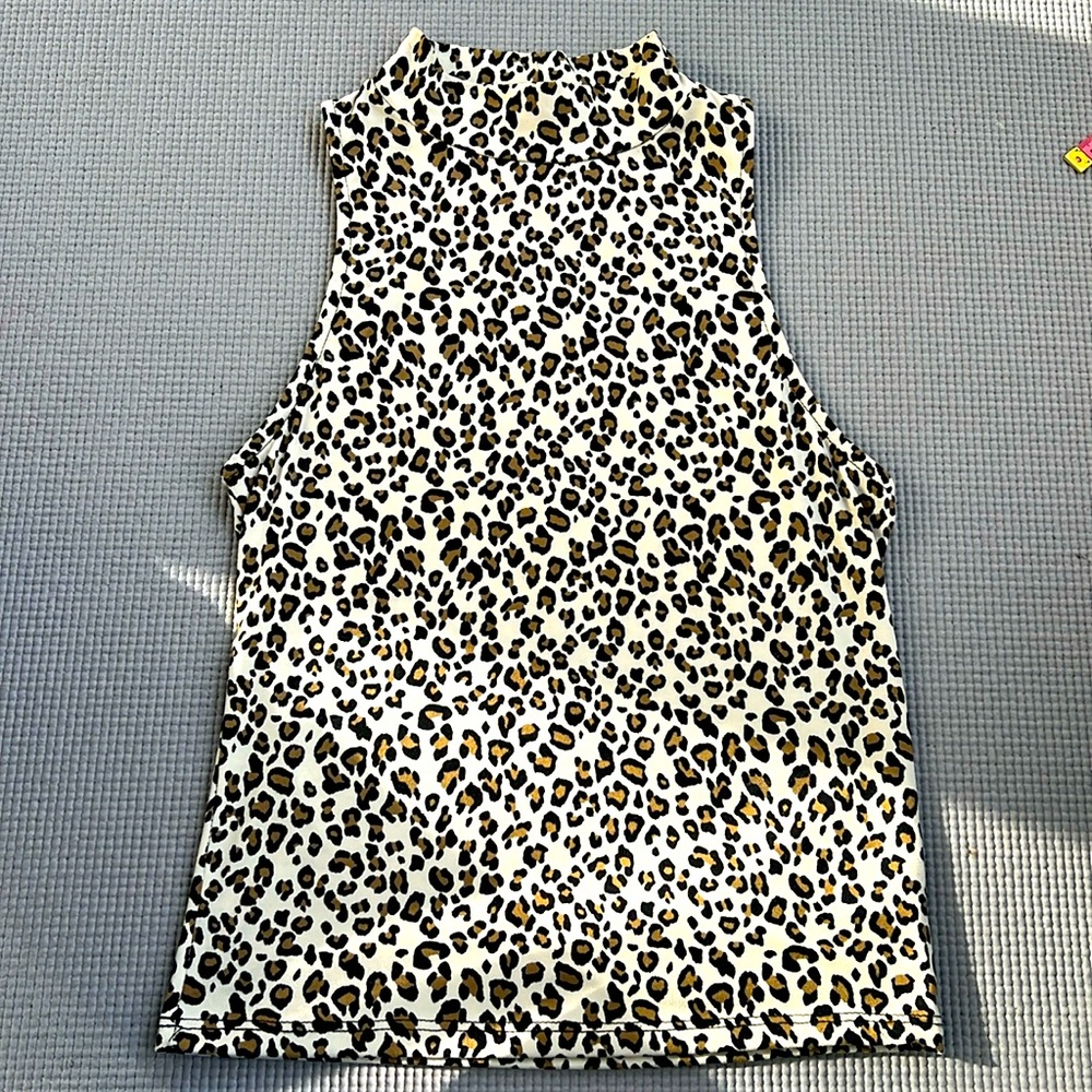 Women’s leopard print top